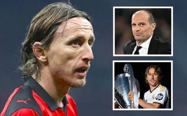 Luka Modric of AC Milan allegri