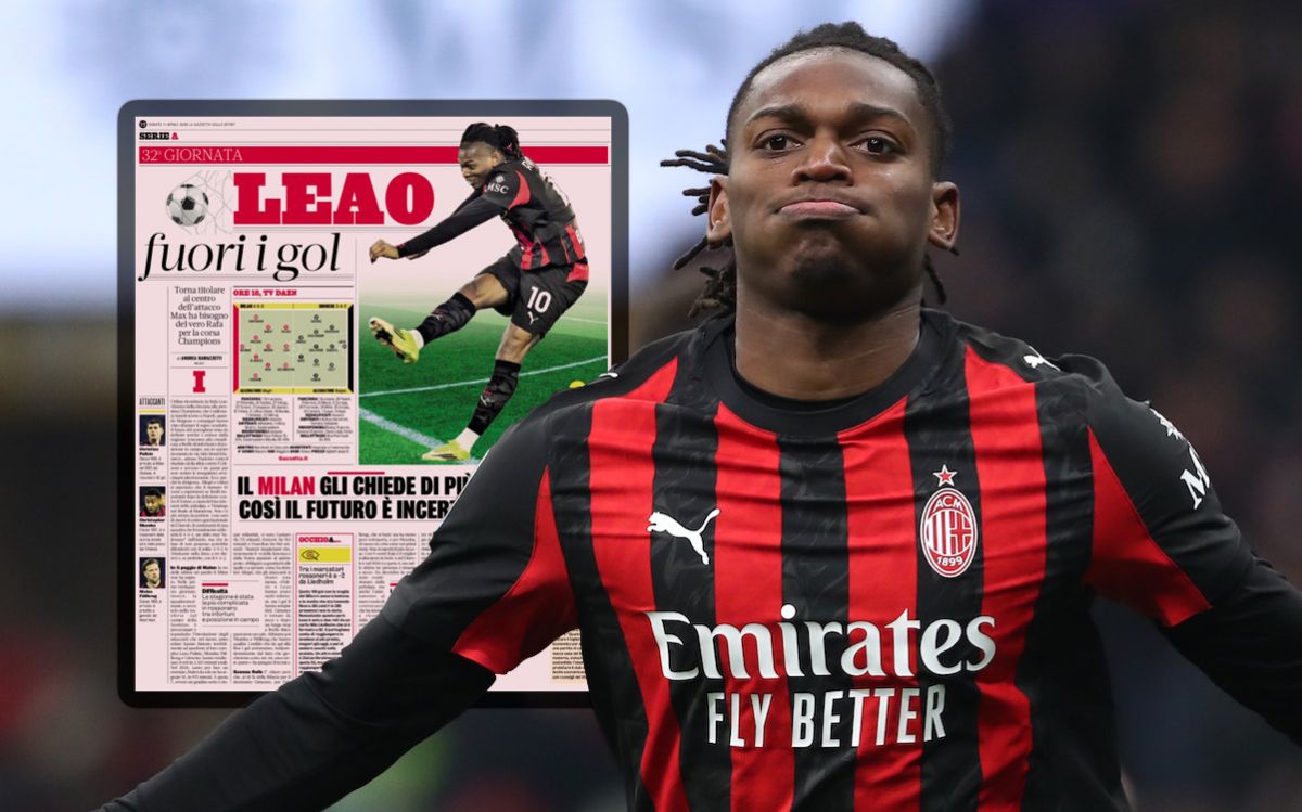 GdS: 'Out for goals' - Allegri puts Leao at centre of new-look attack ...