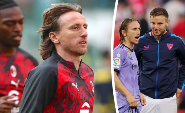 Luka Modric of AC Milan