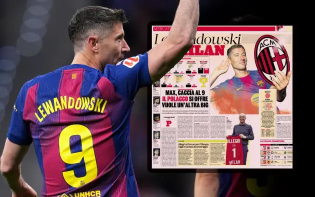 Robert Lewandowski of FC Barcelona