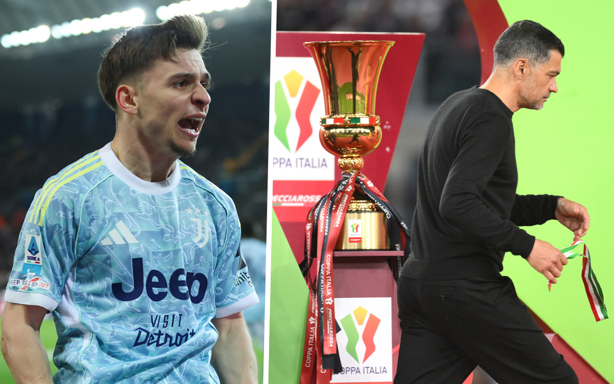 Juventus star Conceicao 'disappointed' as his dad deserved 'more time' at Milan