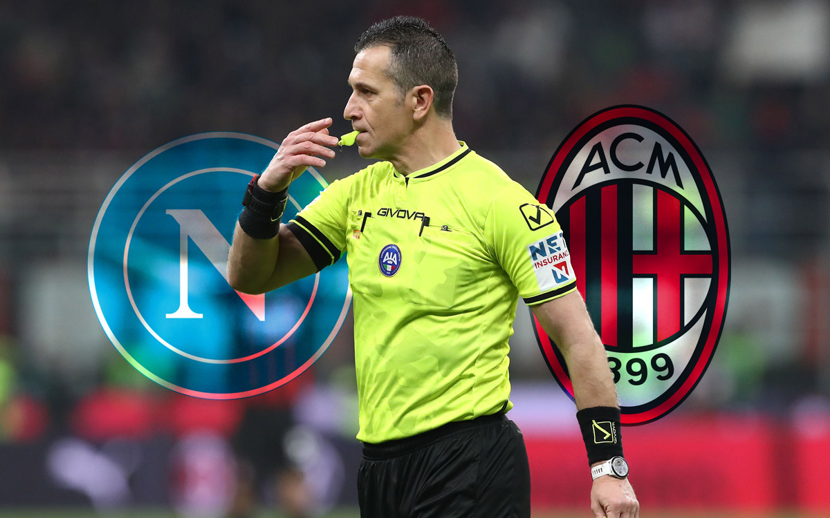 Doveri will officiate Napoli-Milan: Positive record and recent precedents