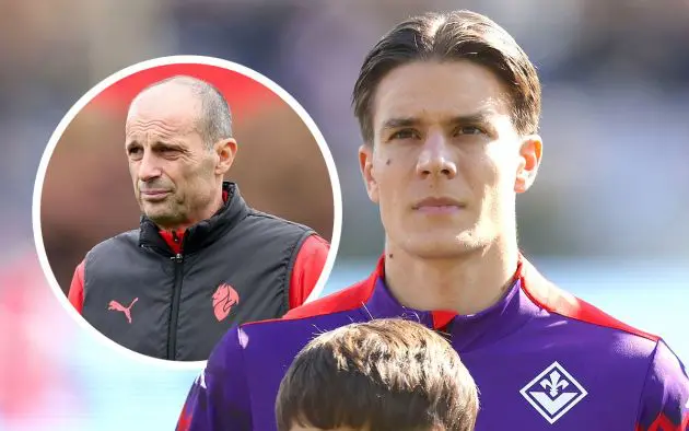 Nicolo' Fagioli of ACF Fiorentina allegri