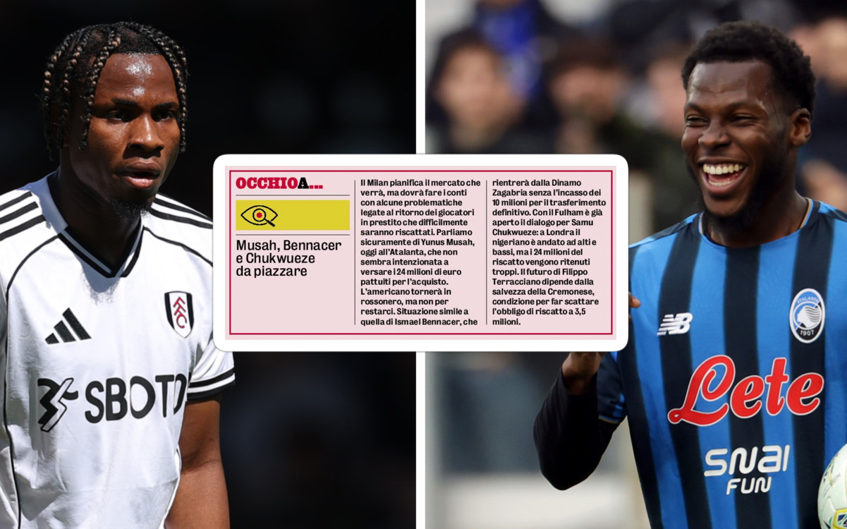 GdS: Milan concerned about lost revenues as four loanees could return