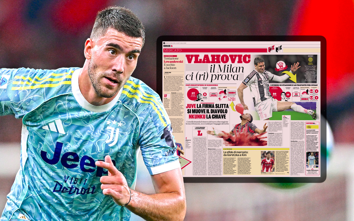 GdS: 'Milan try again' - how the door could be unlocked for Vlahovic to reunite with Allegri