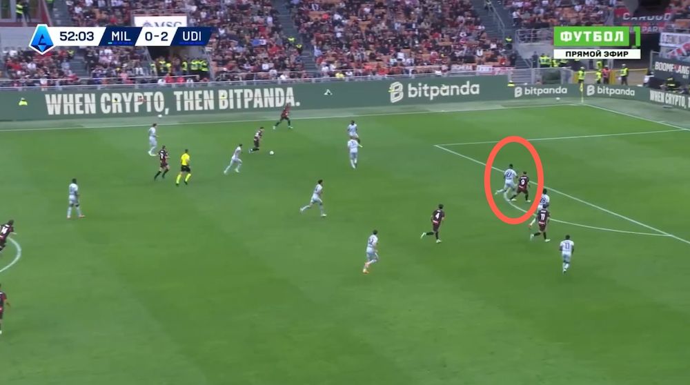 tactical analysis milan 0-3 udinese