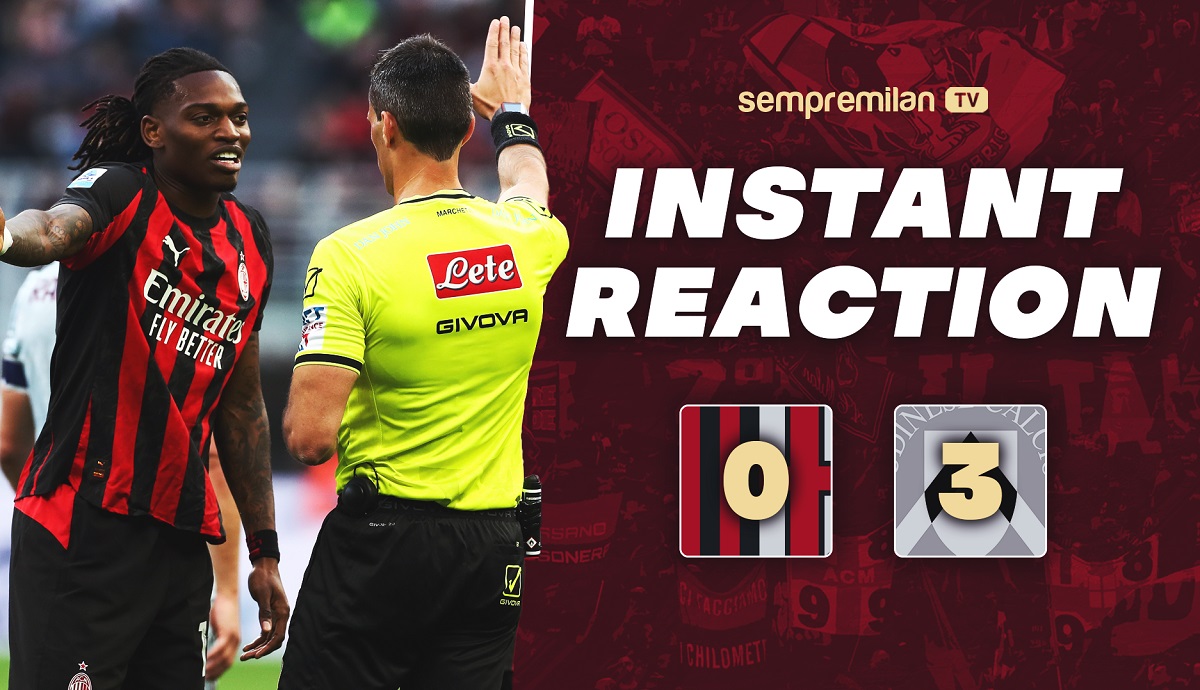 Instant reaction Milan 0-3 Udinese