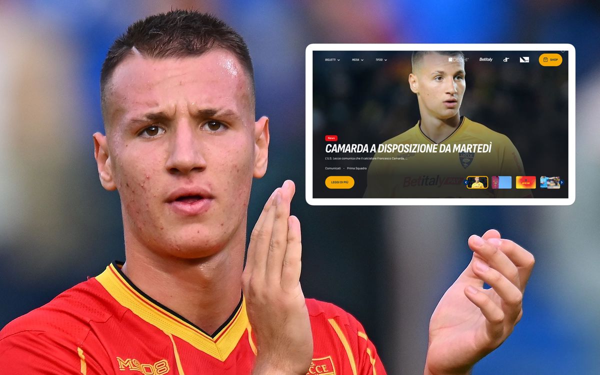 Light at the end of the tunnel: The plan for Camarda with Lecce return imminent