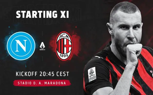 Napoli-milan starting XIs 2025-26