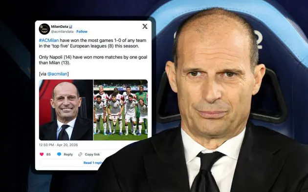 Massimiliano Allegri AC Milan head coach