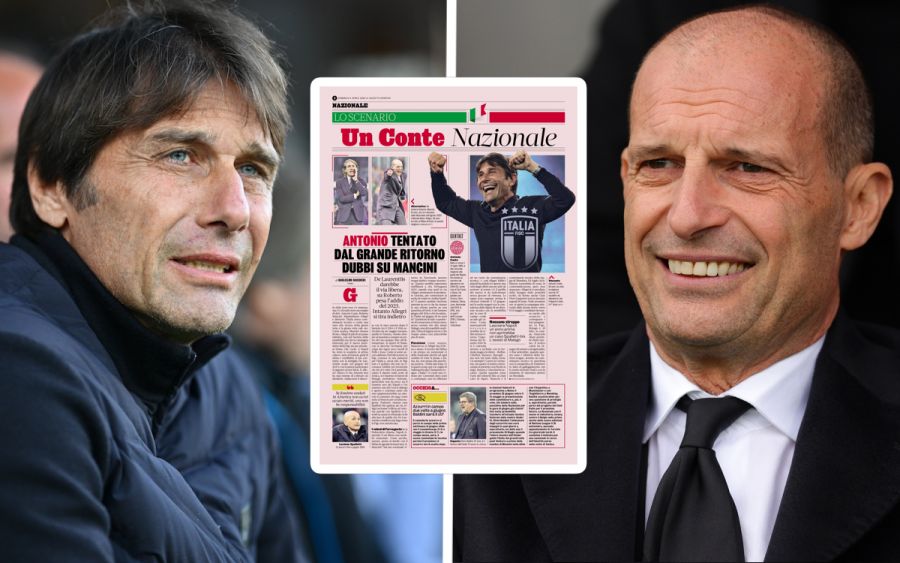 GdS: Conte now frontrunner for Italy job as Allegri makes Milan ...