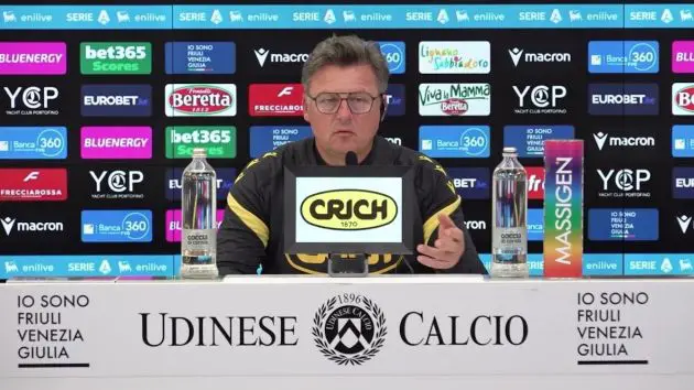 runjaic conferenza stampa udinese milan