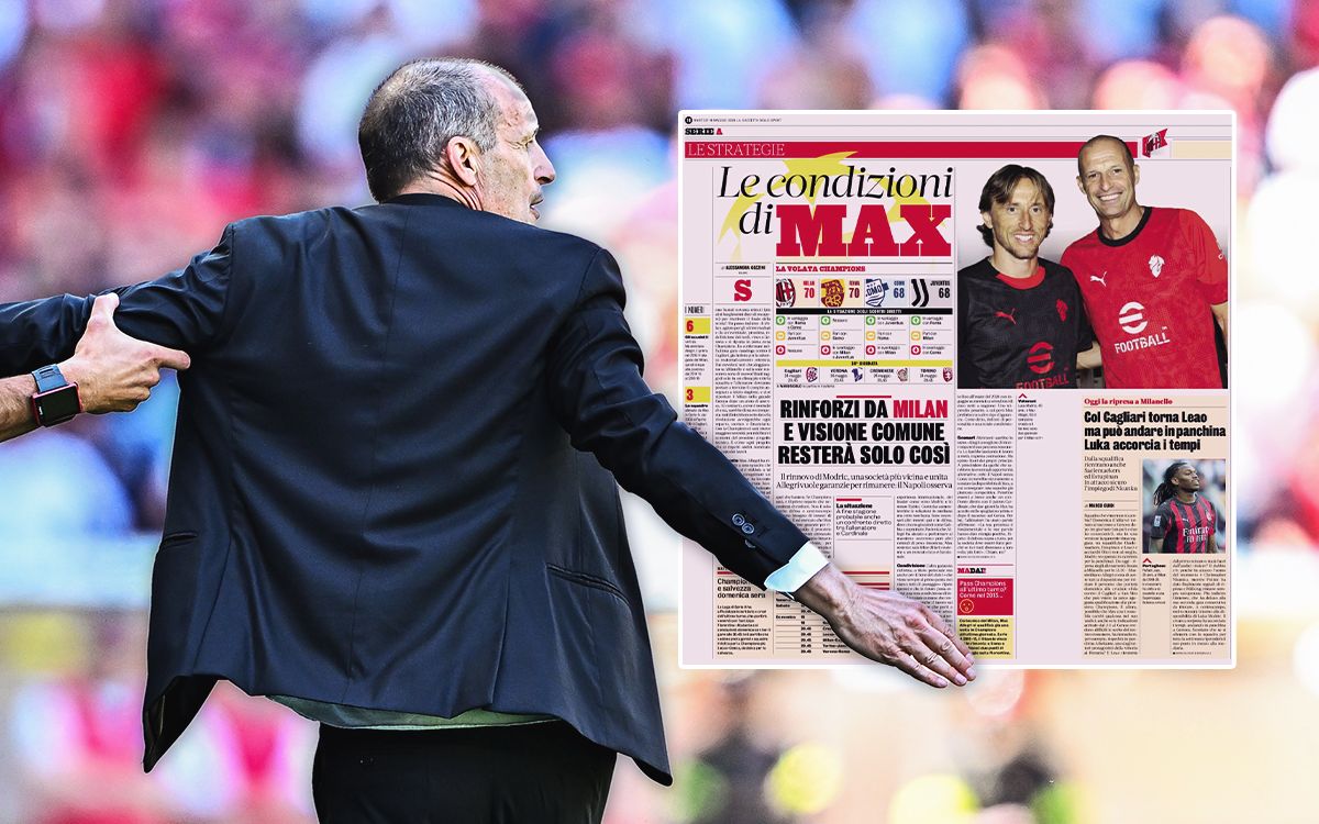 GdS: 'Max's conditions' - what Allegri has asked for to remain at Milan
