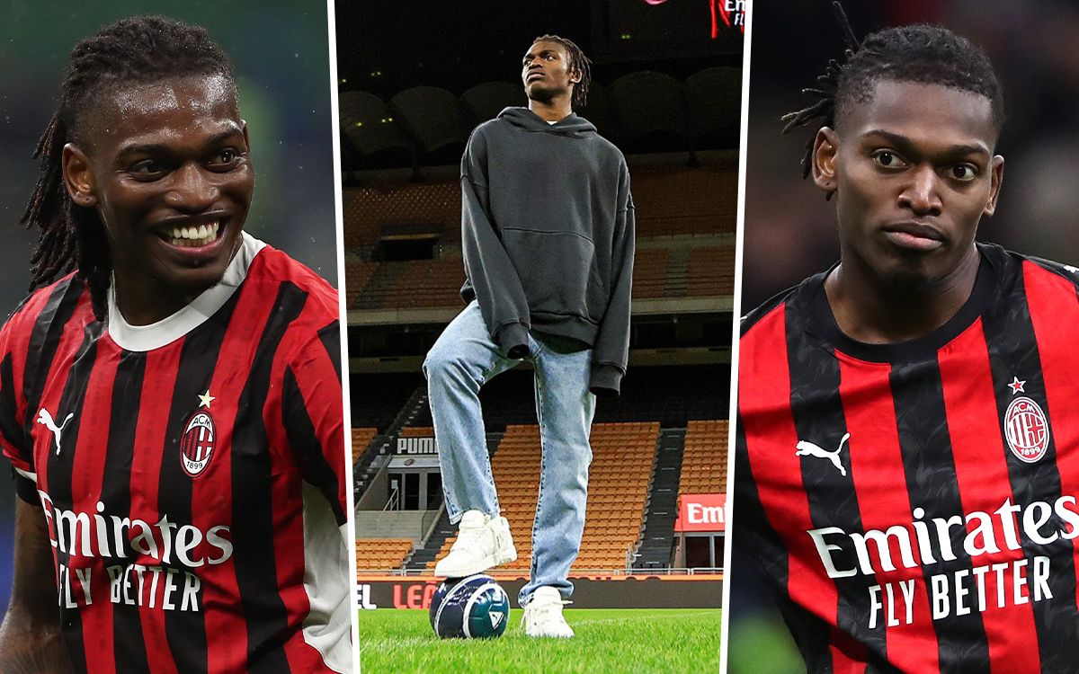 Leao smile sad San Siro