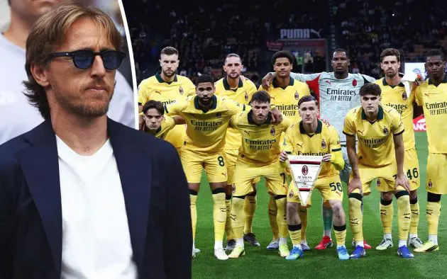 Modric Milan team