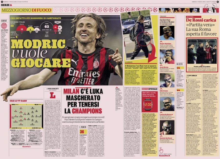 Modric Mask GdS: The masked man - how Modric was able to engineer miraculous early ...