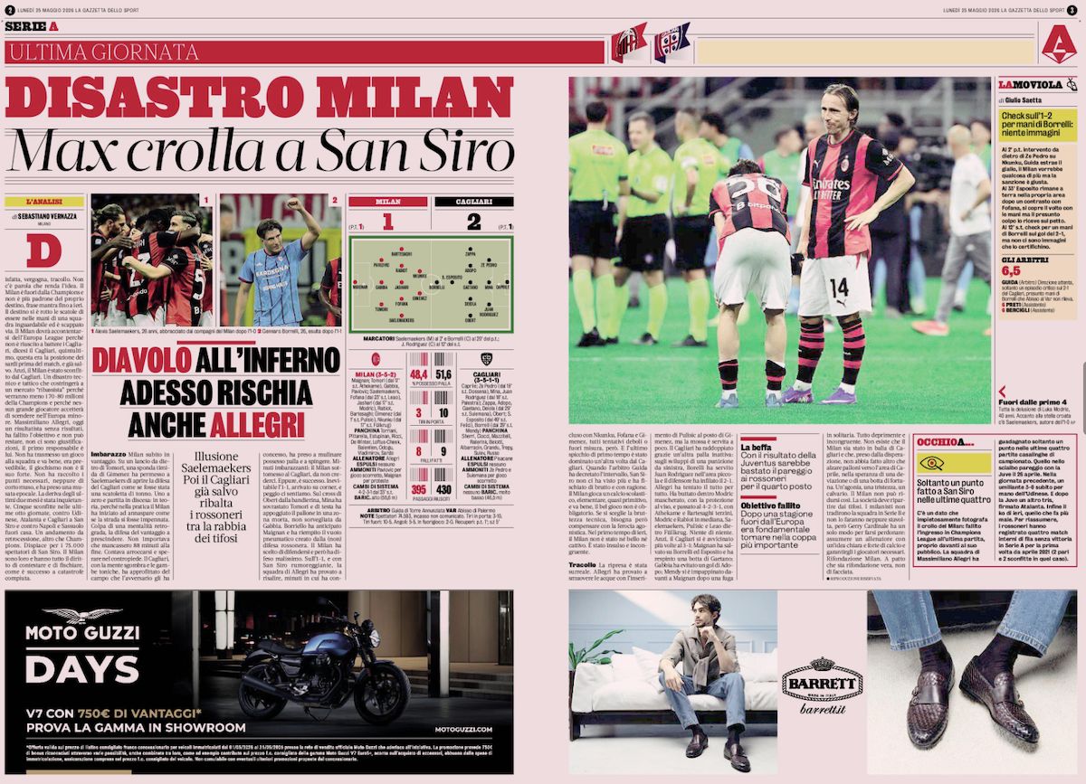 Gazzetta dello Sport May 25 2026