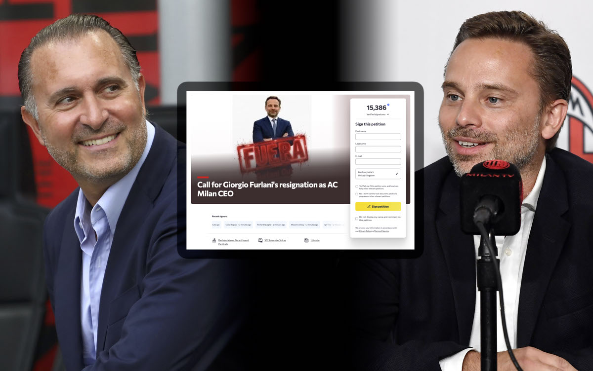 Petition against Furlani passes 15,000 signatures as Pellegatti claims Cardinale 'understands'