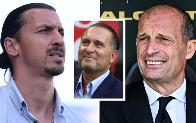 zlatan ibrahimovic massimiliano allegri cardinale