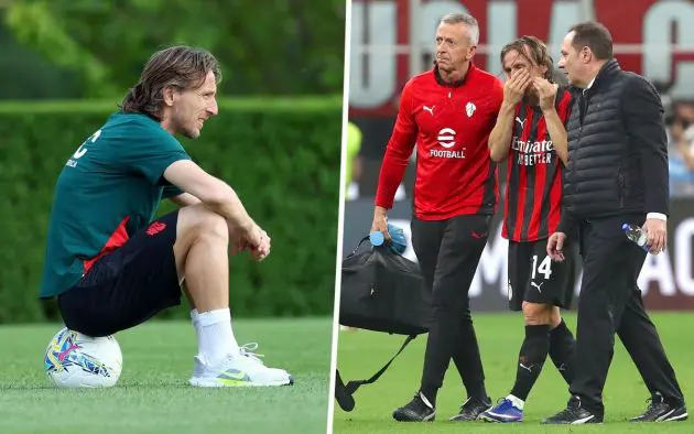 Luka Modric of AC Milan