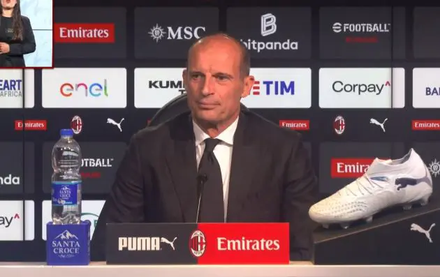 Allegri presser Genoa-Milan