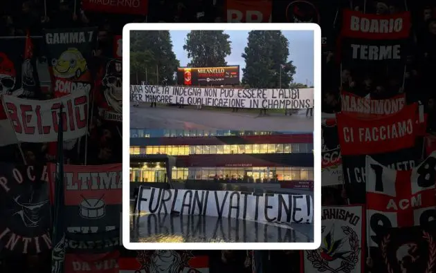 The AC Milan fans