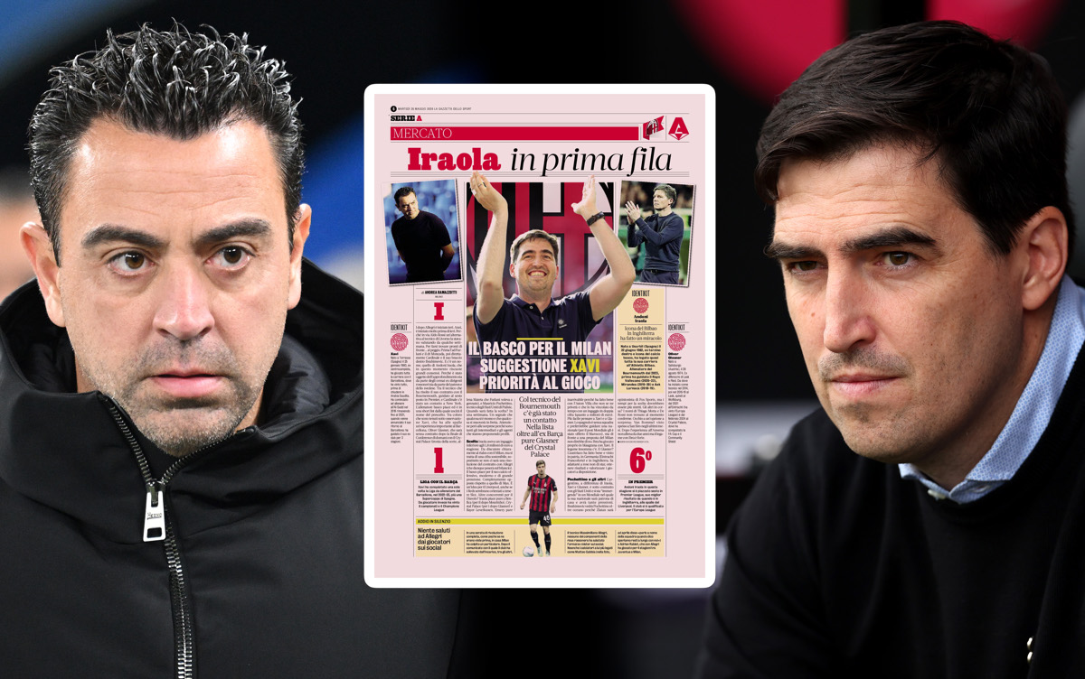 GdS: Iraola in pole - what Milan want from their next coach and the list of candidates