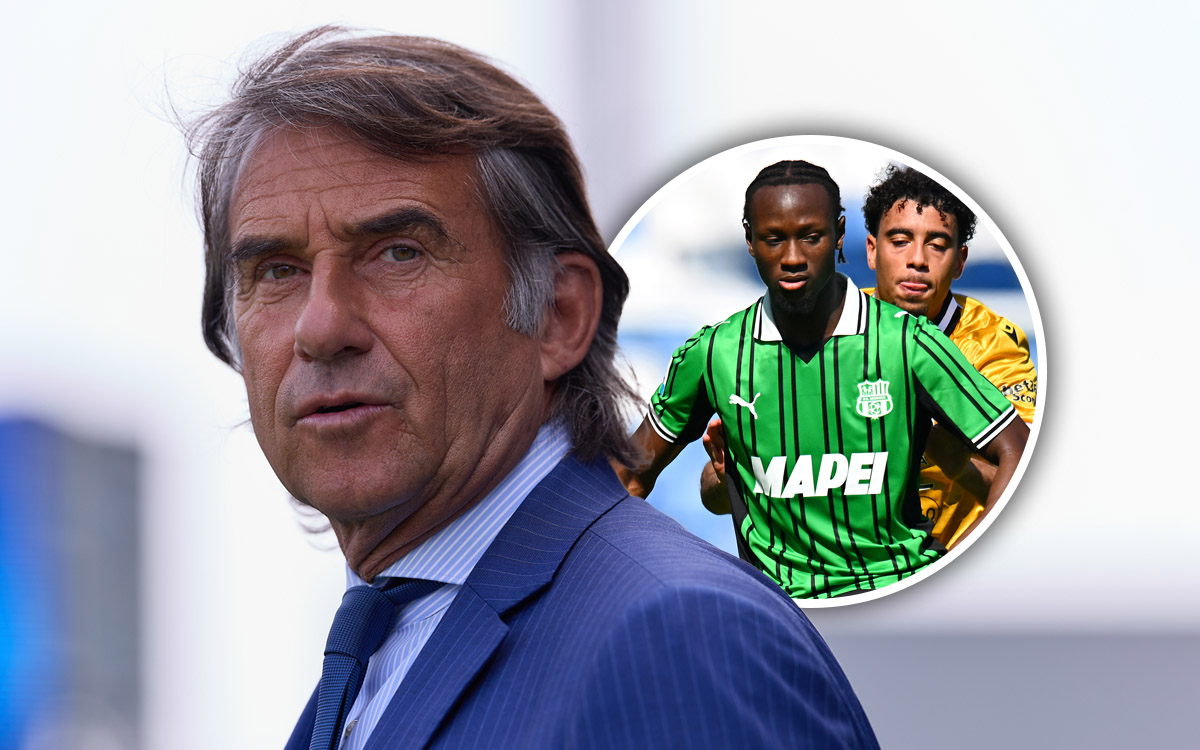 Sassuolo CEO refuses to rule out derby between Milan and Inter for midfielder