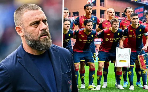 Daniele De Rossi and Genoa team
