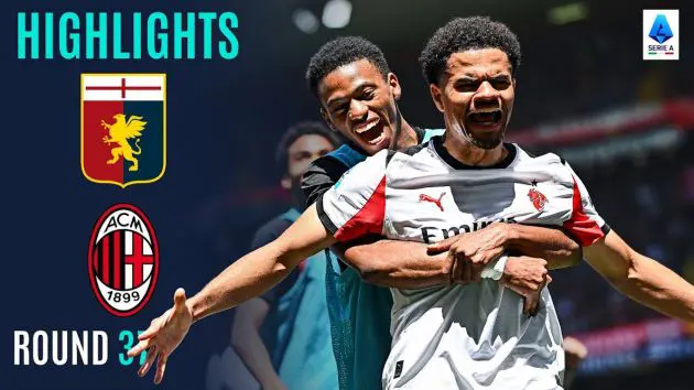 genoa 1-2 ac milan highlights