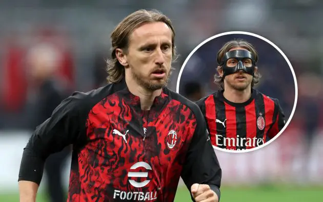 Modric with a mask