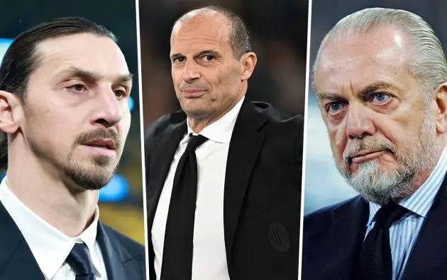 Ibrahimovic De Laurentiis Allegri