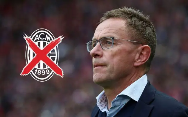Rangnick Milan cross