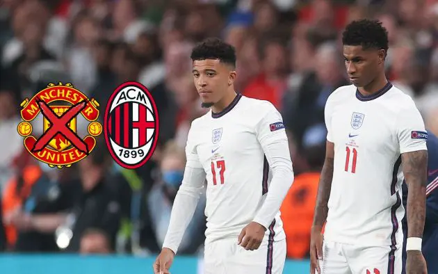 Rashford Sancho Manchester United AC Milan