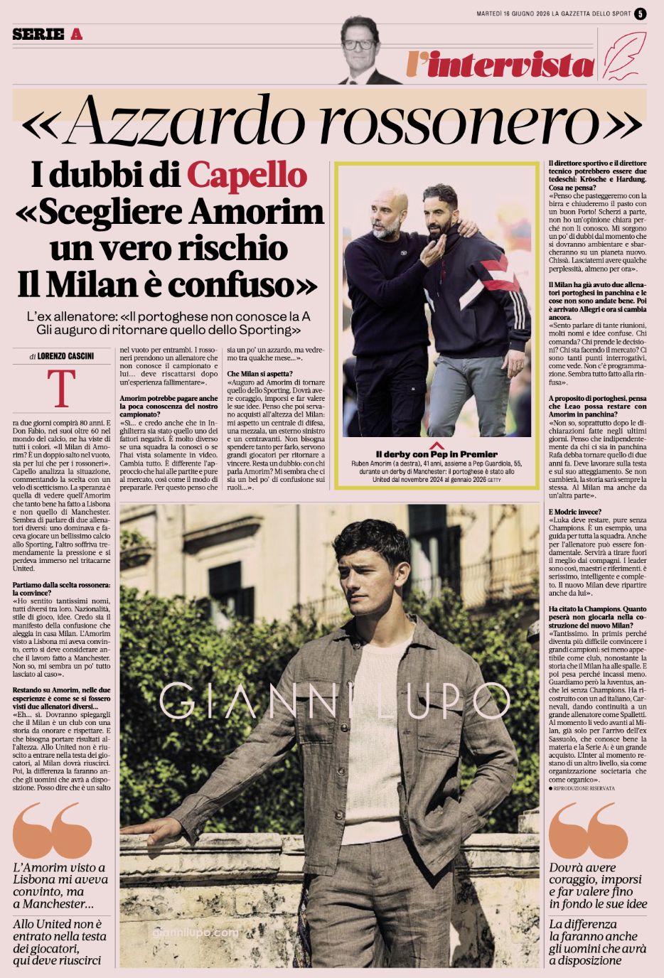 Capello GdS June 16