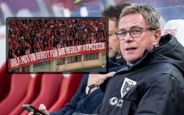 Ralf Rangnick, head coach of Austria