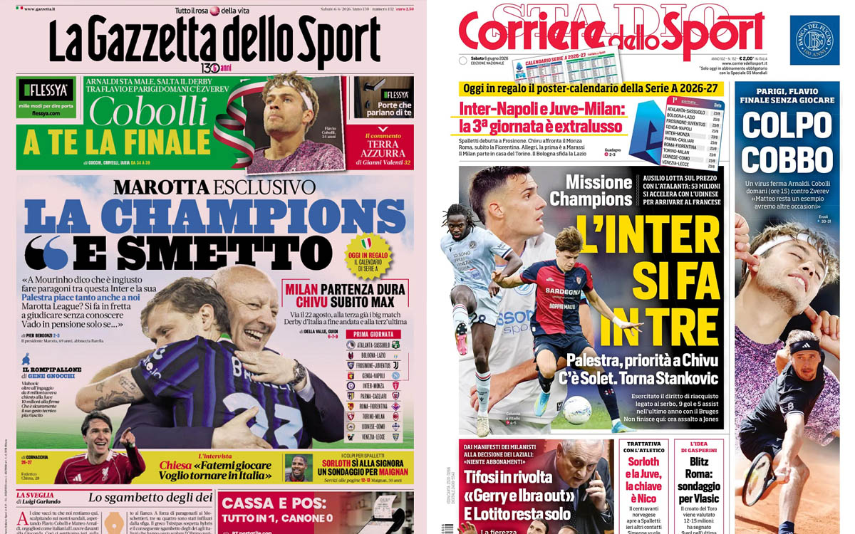 Gallery: 'Leao blasts Allegri', 'Tough start for Milan'