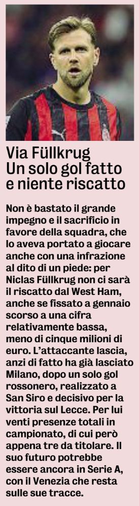 Fullkrug Venezia Gazzetta