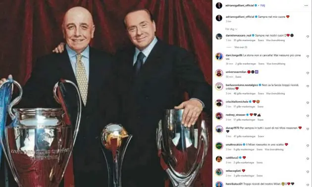 Galliani and Berlusconi