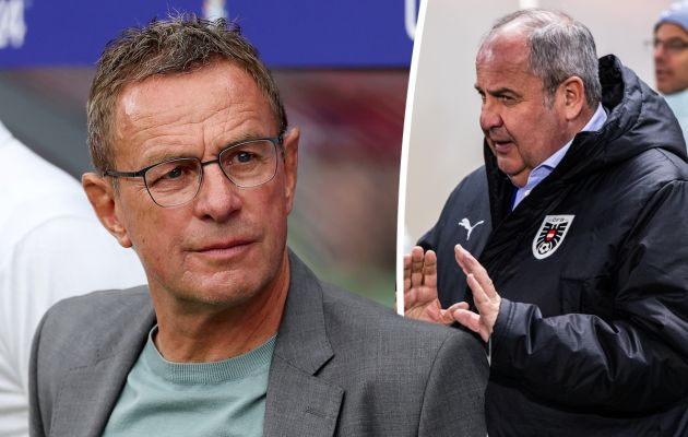 Ralf Rangnick, Head Coach of Austria josef proll