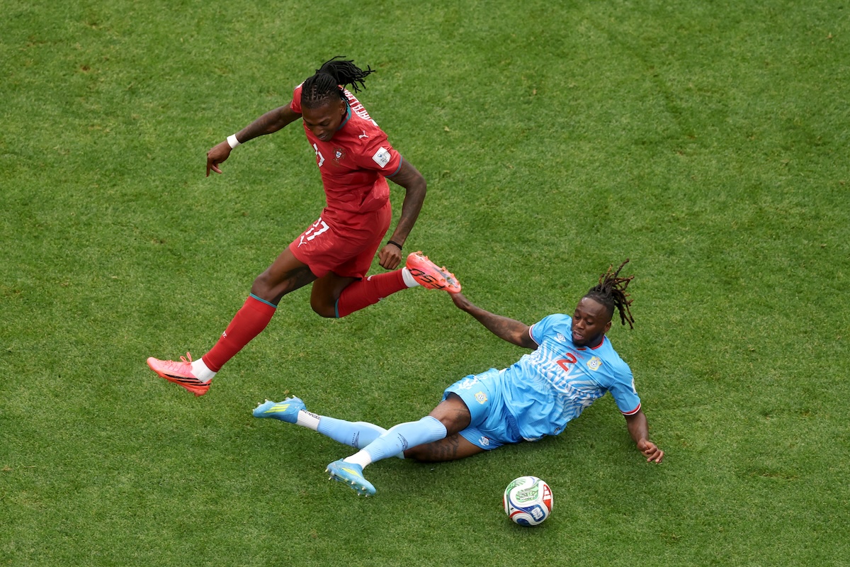 Rafael Leao #17 of Portugal i