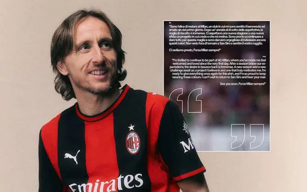 Modric renewal