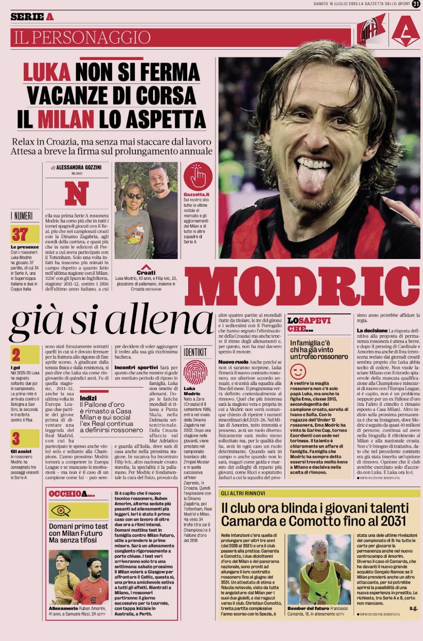 Modric GdS July 18
