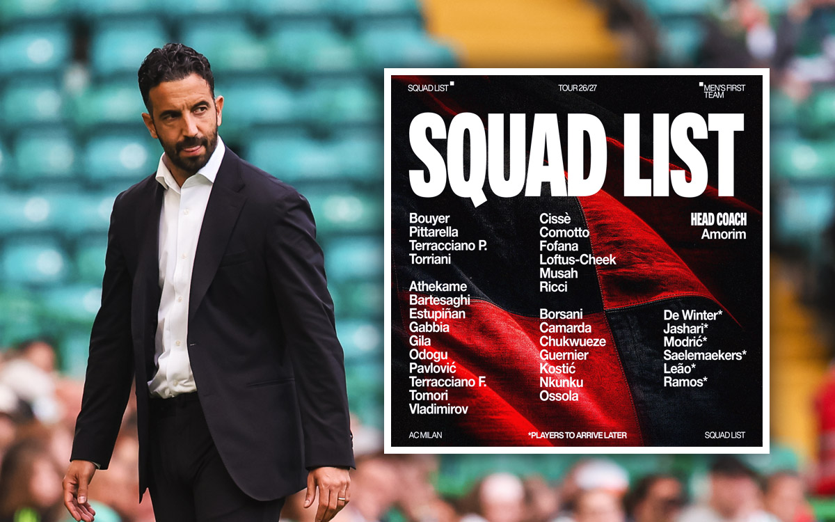 Ruben Amorim Prepares for Pre-Season Friendlies with 33-Man Squad