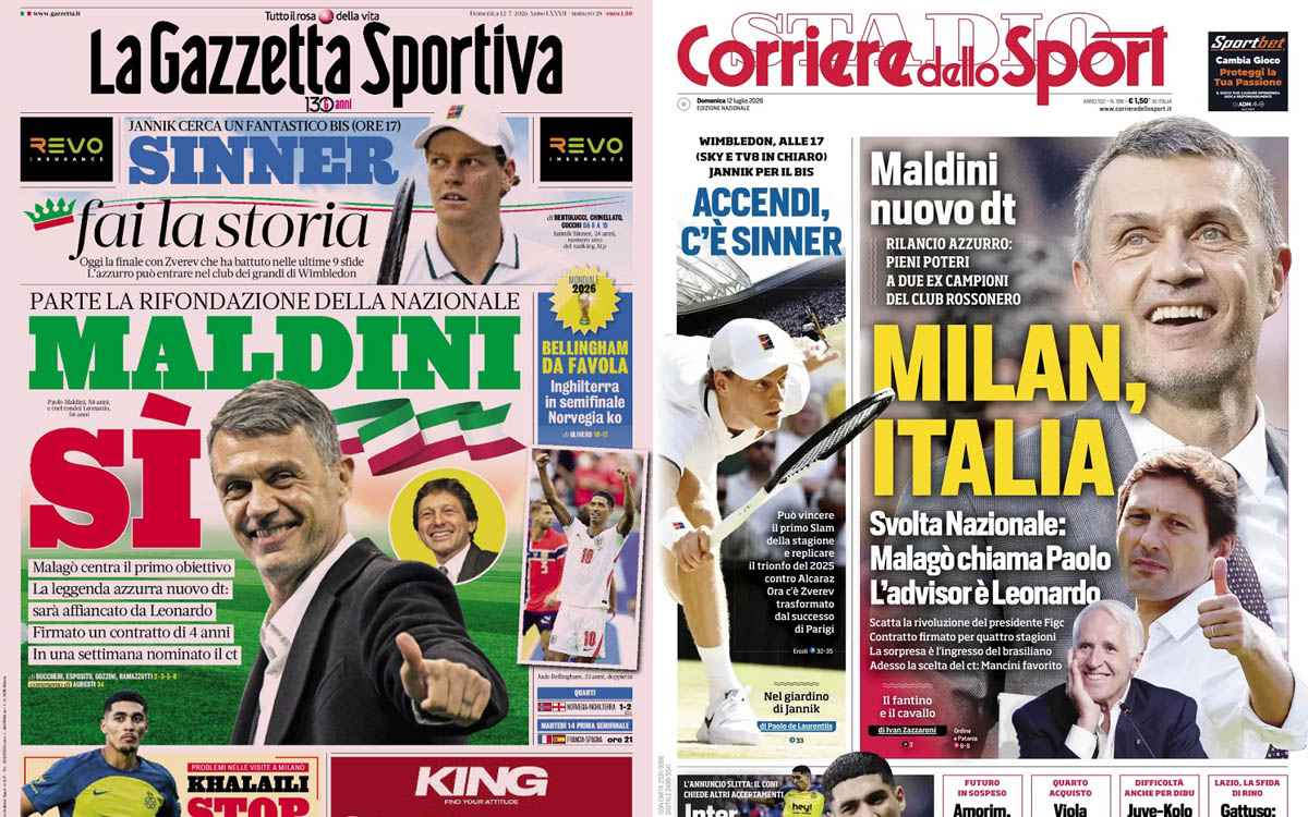 Papers Italy July 12 2026