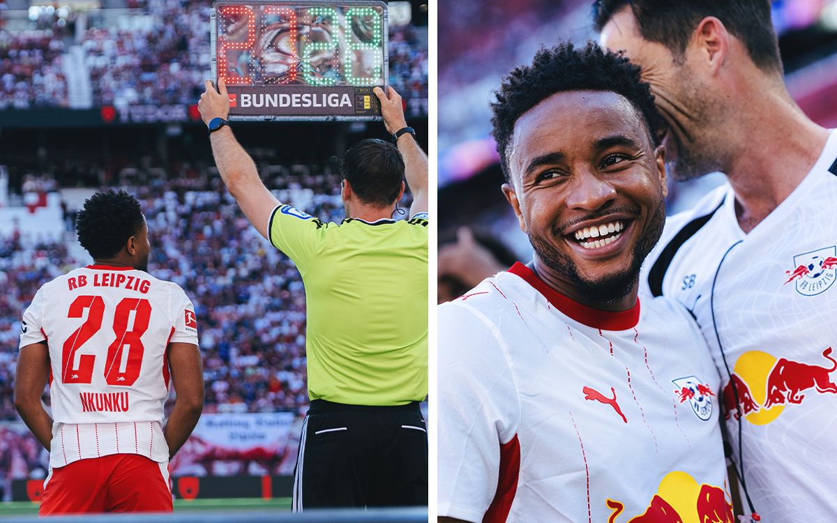 Nkunku subbed on