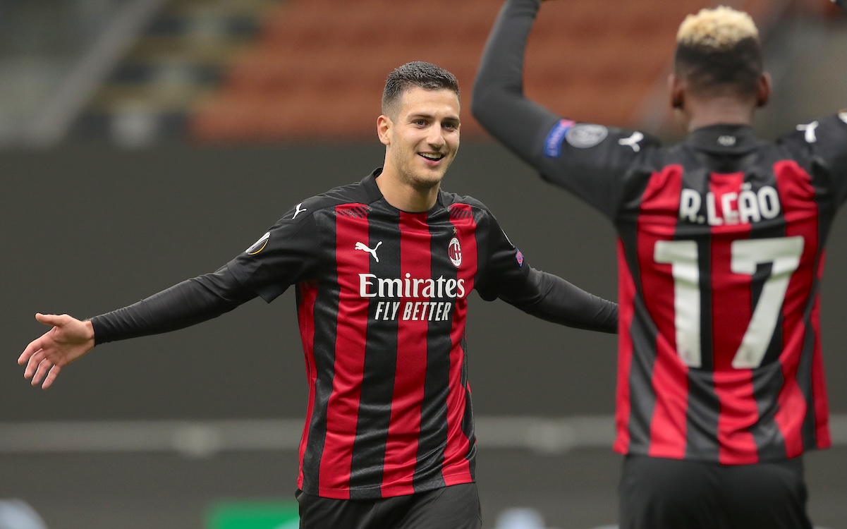 Diogo Dalot of AC Milan