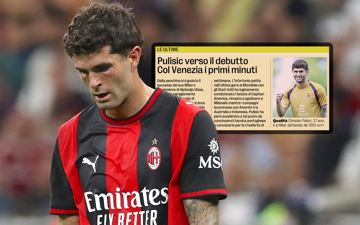 Christian Pulisic of AC Milan