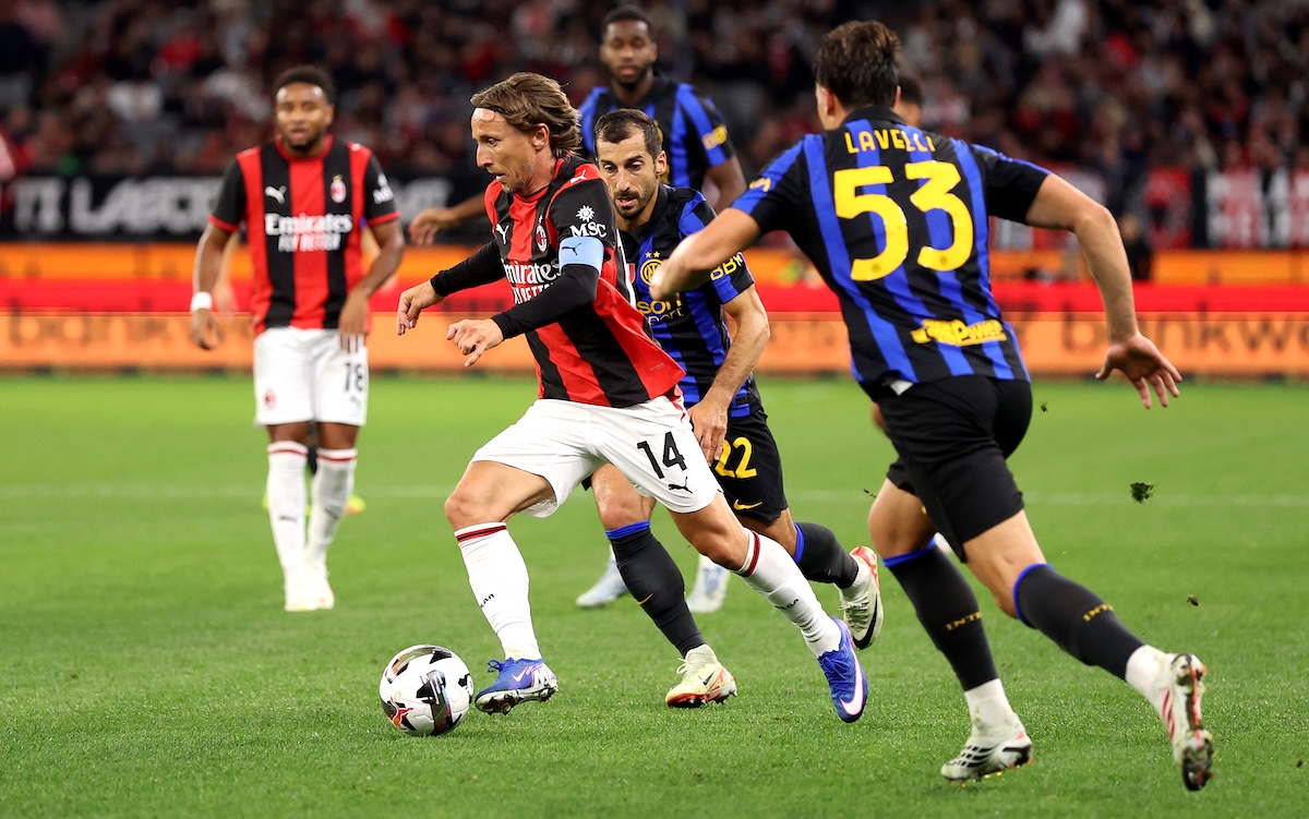 Luka Modric of AC Milan