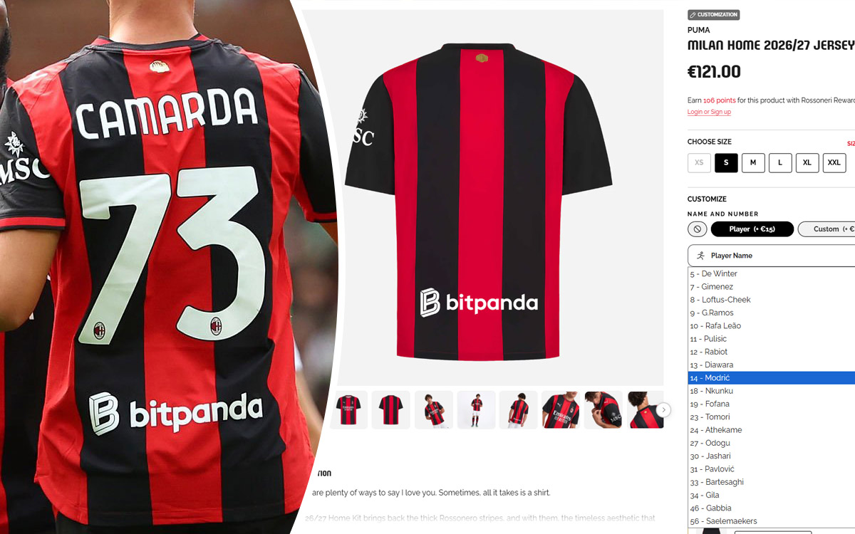 Milan hint at number change for Camarda as shirt printing is not available